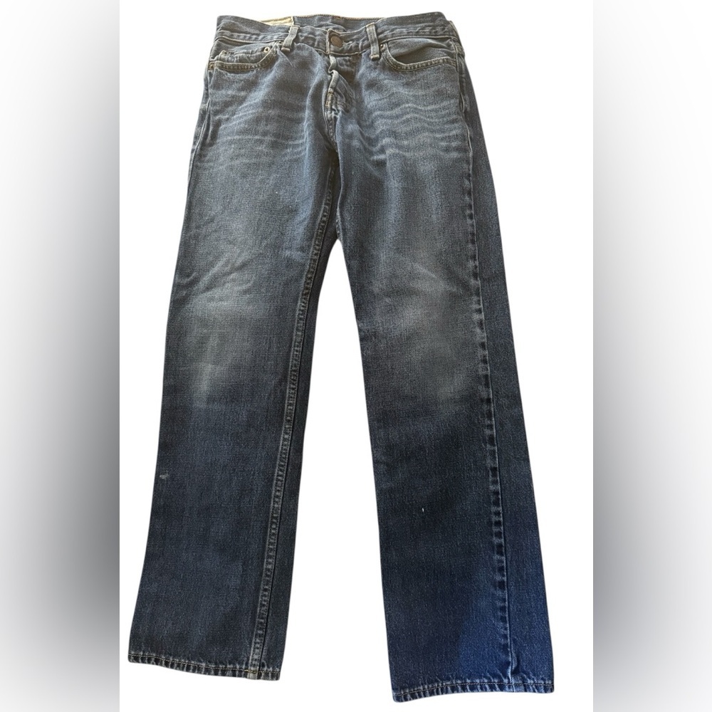 HOLLISTER THE HOLLISTER BOOT JEANS BUTTON FLY 39X30 MED WASH